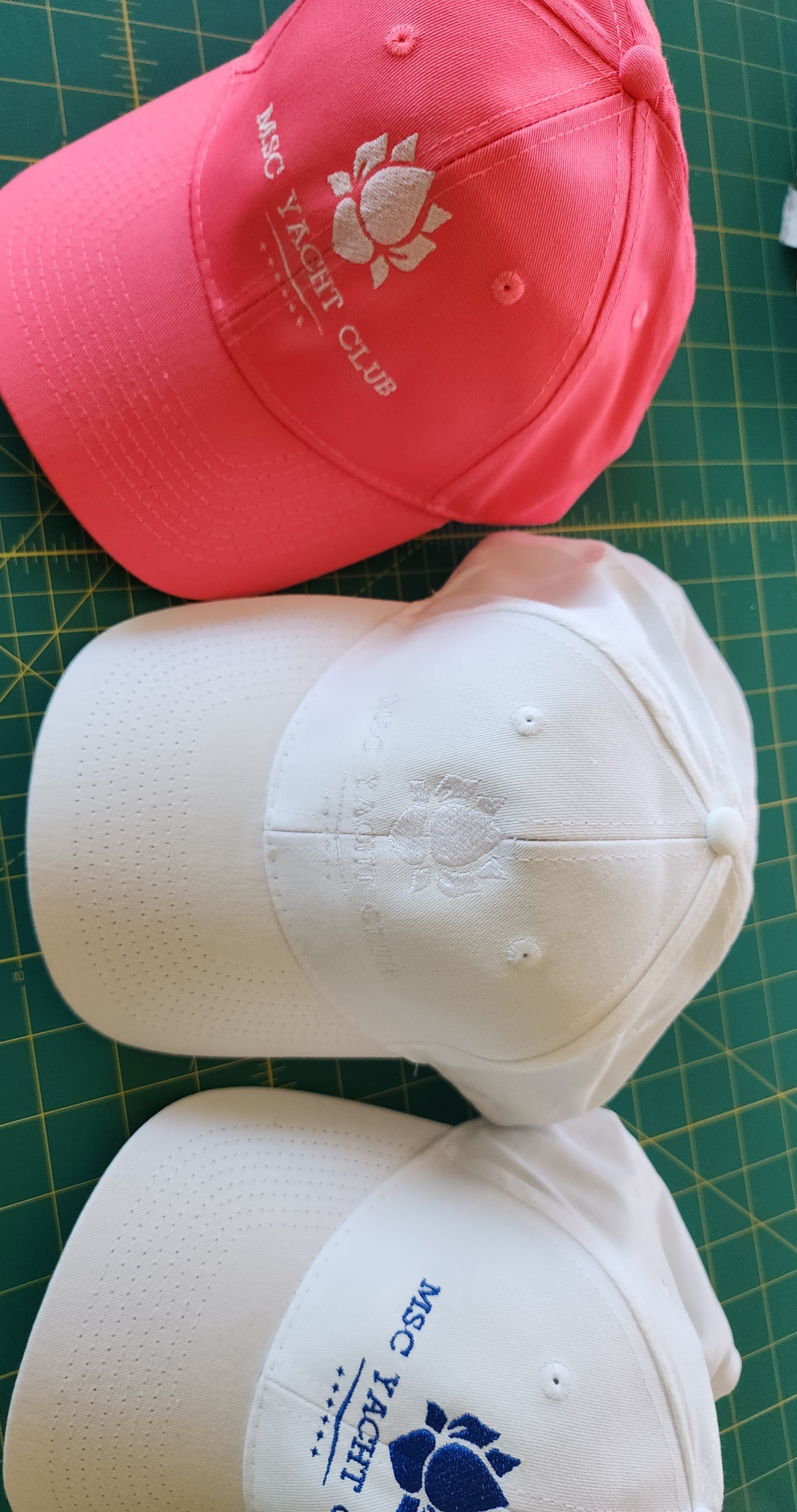 Samples of Ball Caps – W Square Embroidery